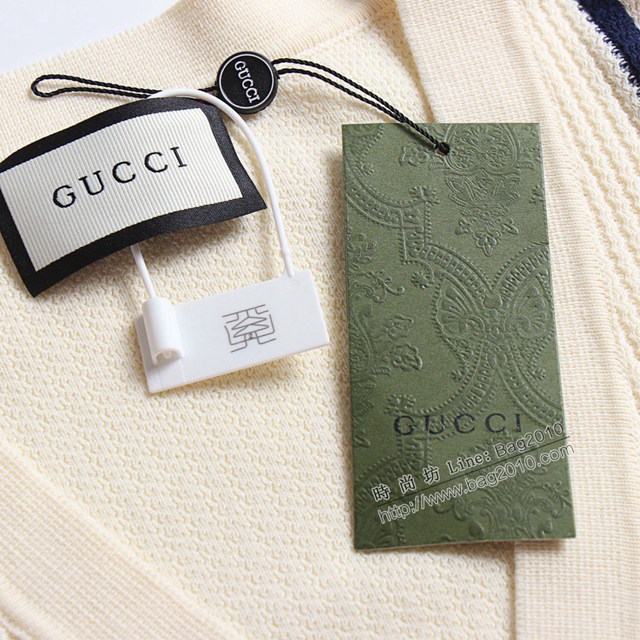 Gucci古奇專櫃古馳2023FW新款針織提花開衫毛衣 男女同款 tzy3182